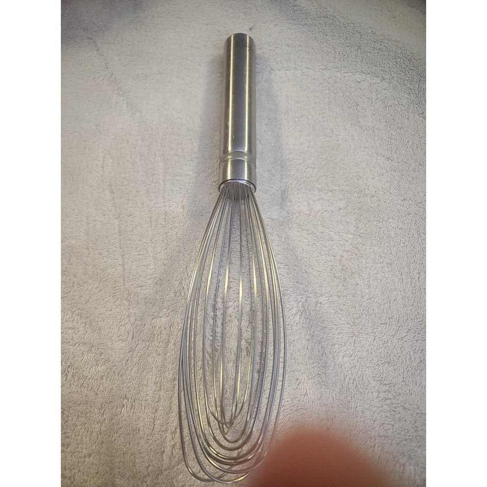 The Pampered Chef Stainless Steel Balloon Whisk 10 Inch Kitchen Tool Silver